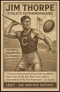 Jim Thorpe Legendary Athlete Jim Thorpe Poster