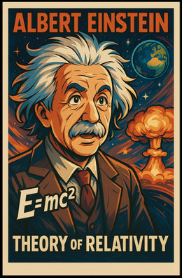 Albert Einstein Theory Of Relativity Poster