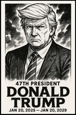 Donald Trump 47th President Poster