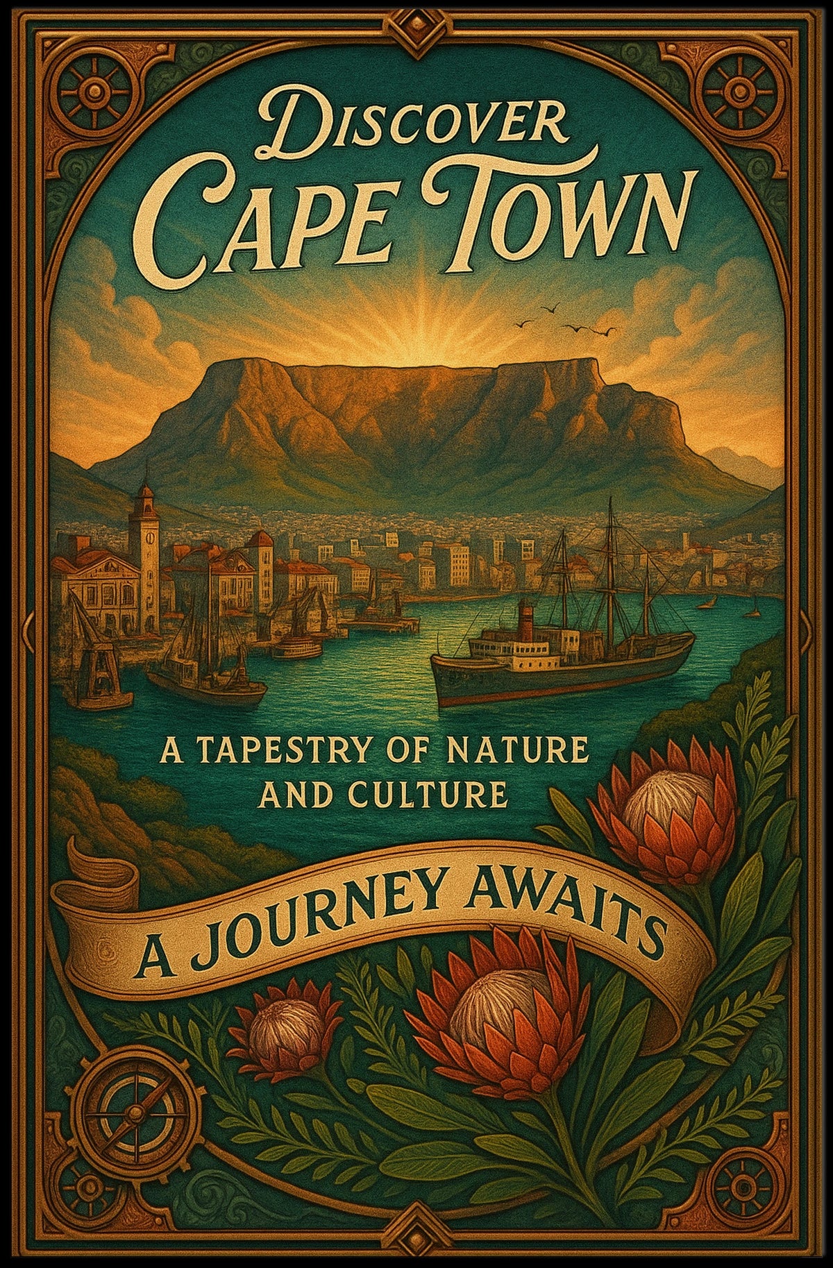 Discover Cape Town Poster