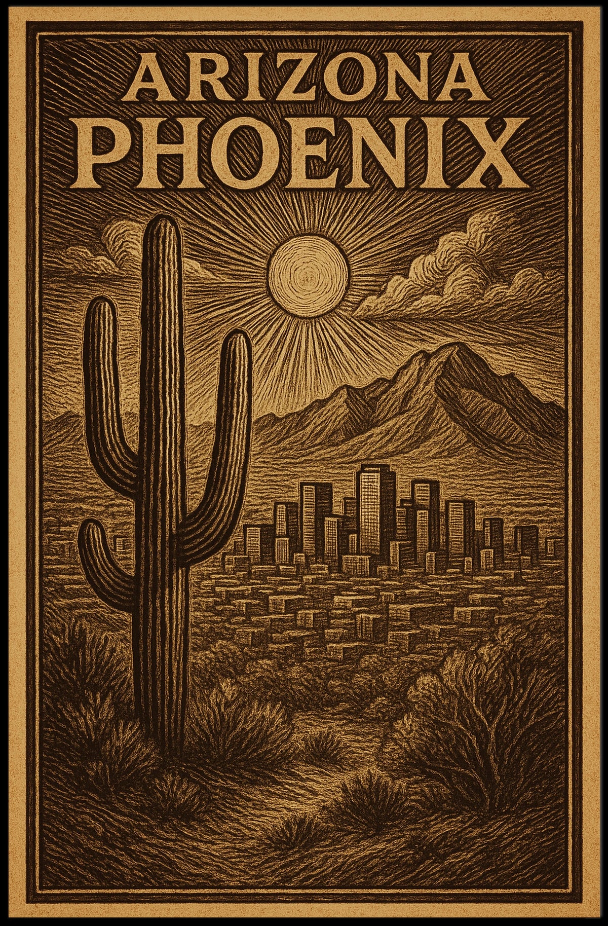 Arizona Phoenix Poster