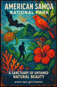 American Samoa Sanctuary National Park Poster