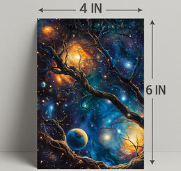 Cosmic Tree of Life Space or Astronomy Poster