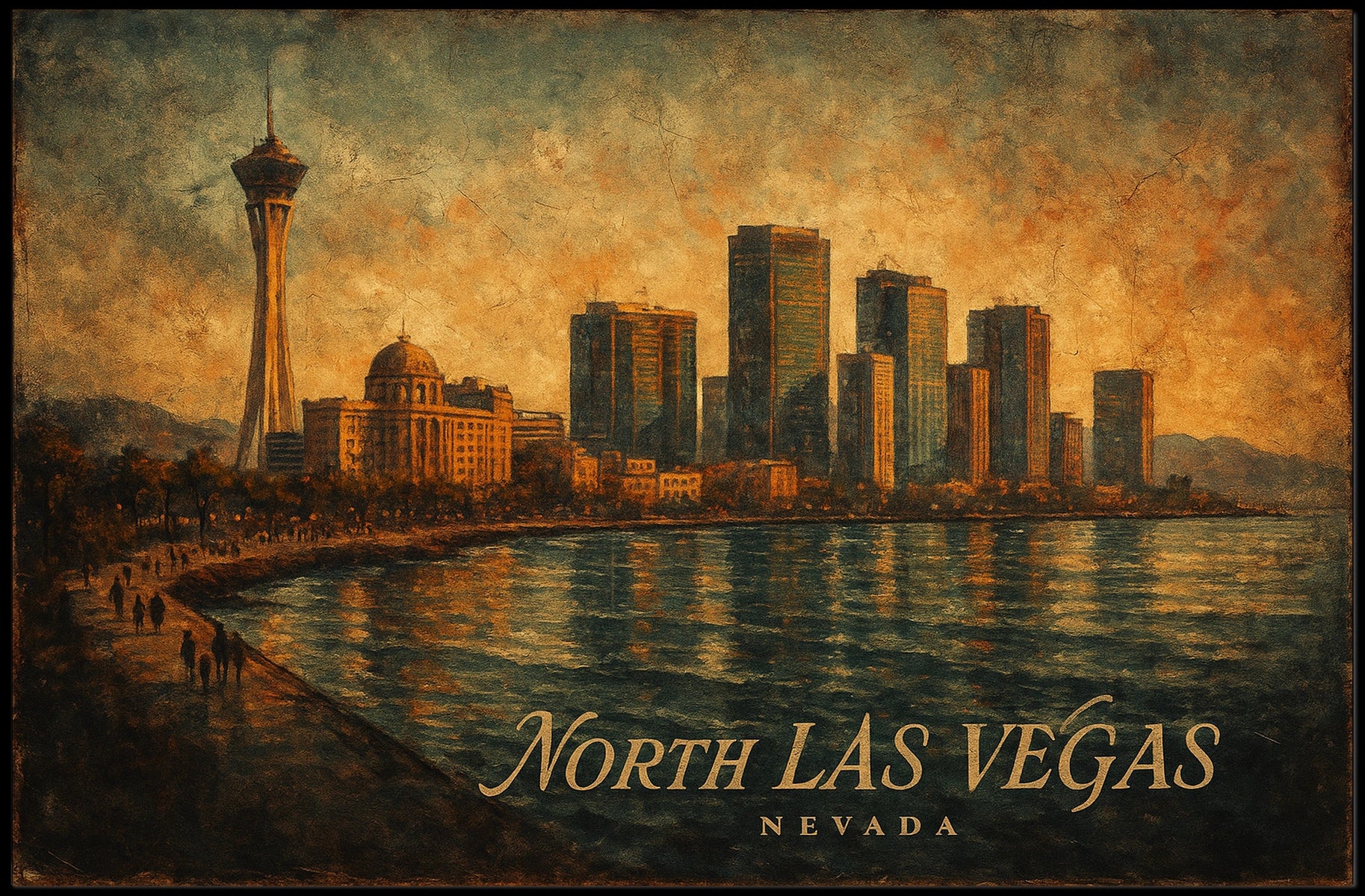 North Las Vegas Skyline Poster