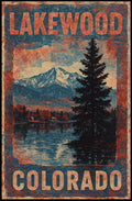 Lakewood Colorado Scenic Realism Timeless Poster