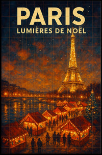 Paris Lumières De Noël Poster