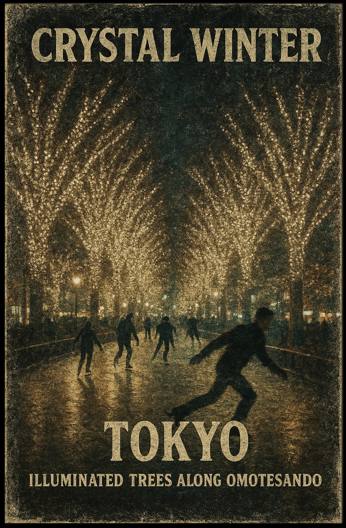 Crystal Winter In Tokyo Poster