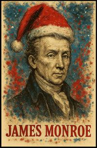 James Monroe 5th President of the United States Christmas SeriesPoster