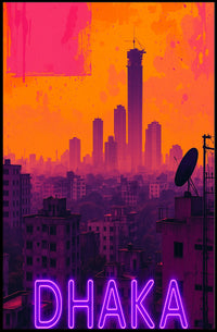 Dhaka Skyline Poster