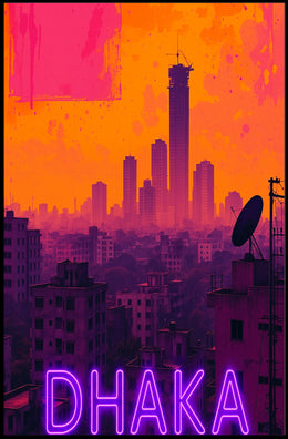Dhaka Skyline Poster
