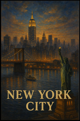 New York City Skyline Poster