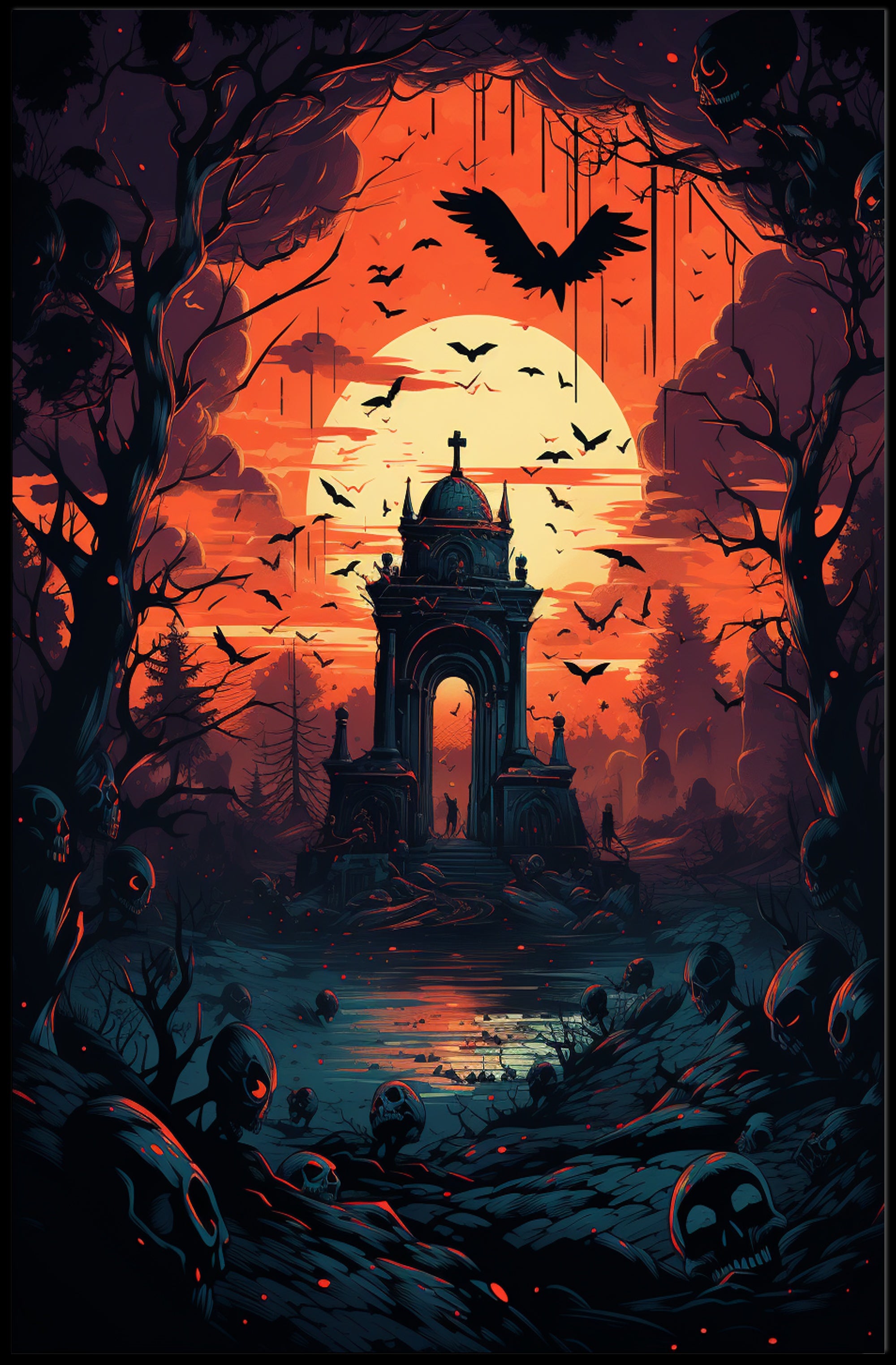 Eerie Twilight Poster