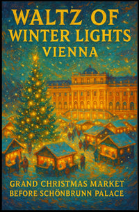 Waltz Of Winter Lights Vienna Poster