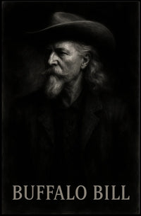Buffalo Bill Portrait American West Historical Poster