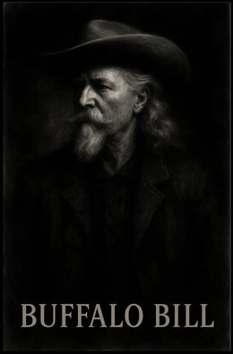 Buffalo Bill Portrait American West Historical Poster