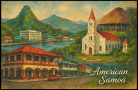 Scenic American Samoa Poster