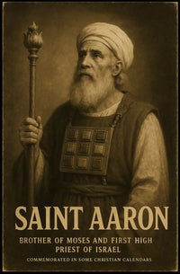 Saint Aaron Brother Of Moses Poster