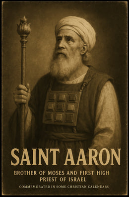 Saint Aaron Brother Of Moses Poster