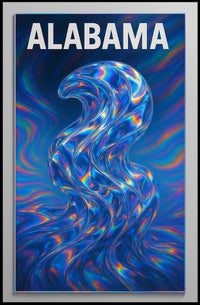 Alabama Waves Poster