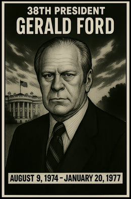 Gerald Ford 38Th President Poster