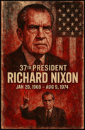 Richard Nixon 37th President Poster