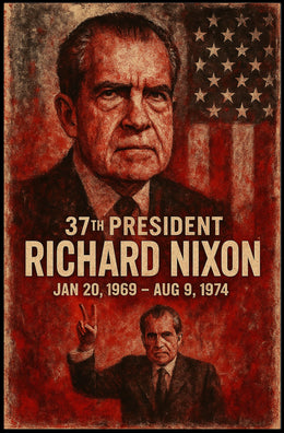 Richard Nixon 37th President Poster
