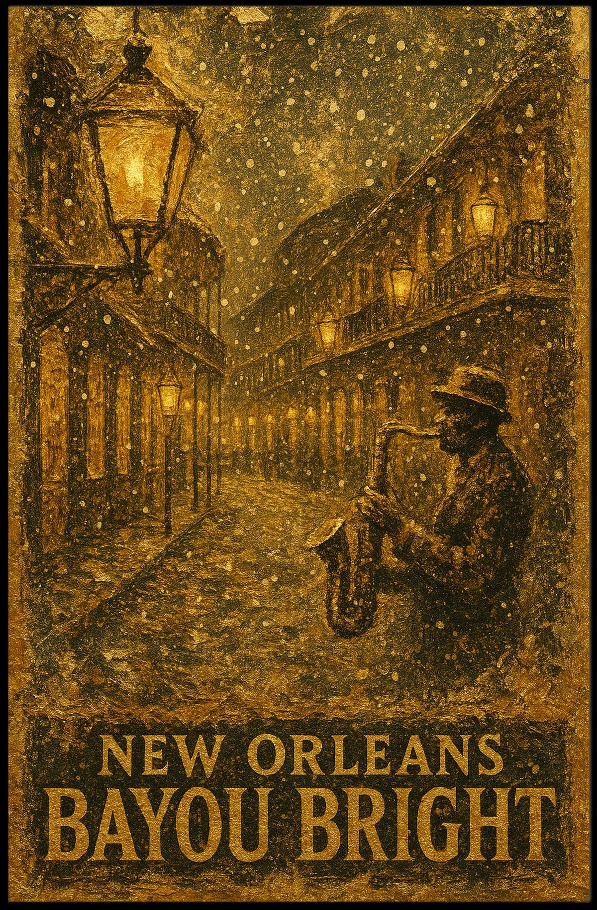 New Orleans Bayou Bright Poster