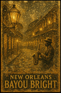 New Orleans Bayou Bright Poster