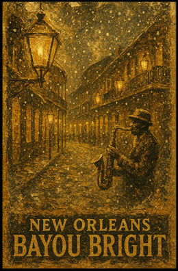 New Orleans Bayou Bright Poster