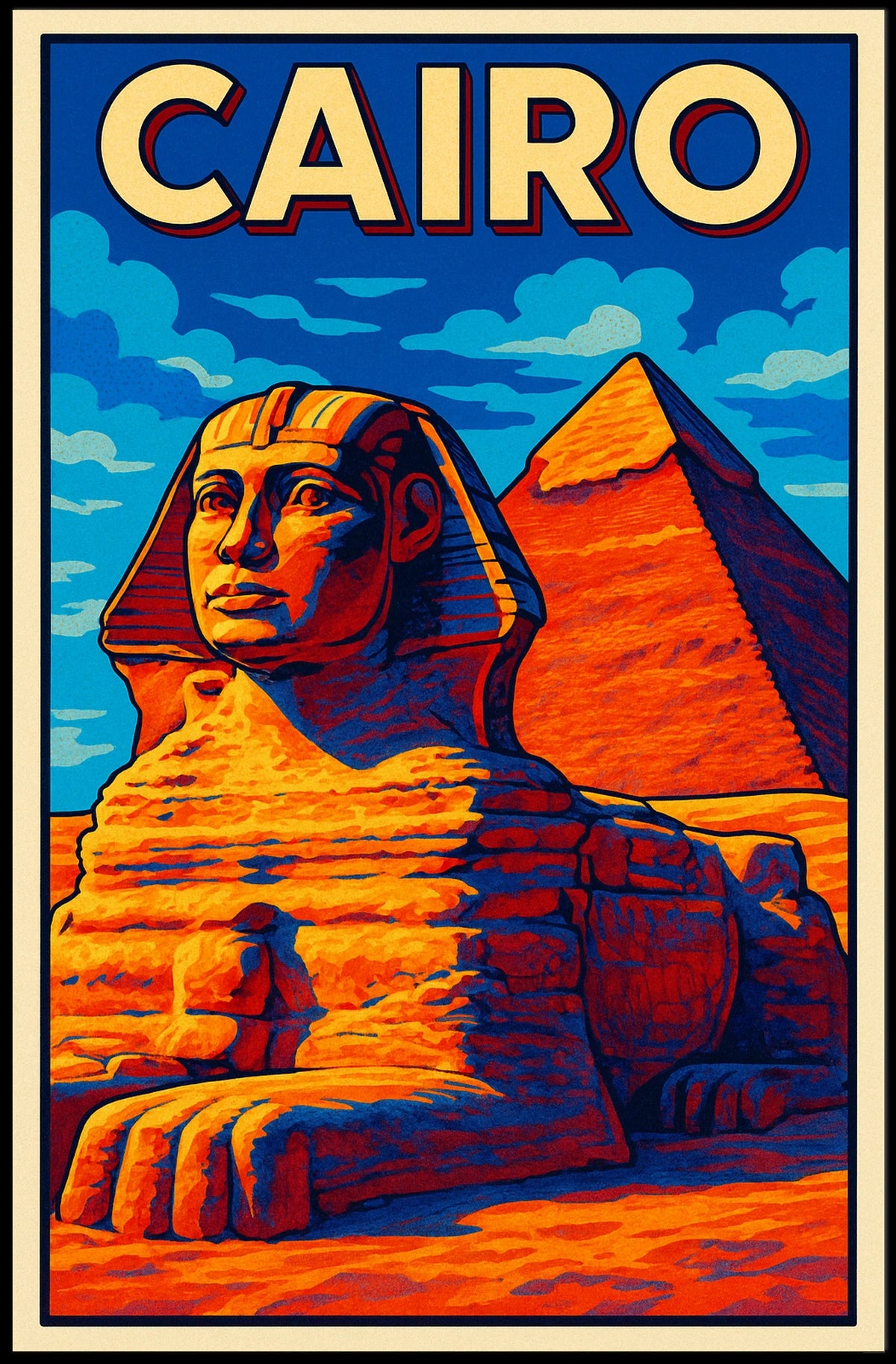 Cairo Travel Poster