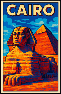 Cairo Travel Poster