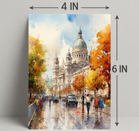 Autumn In The City Poster