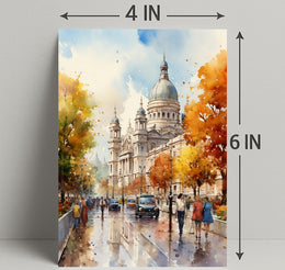 Autumn In The City Poster