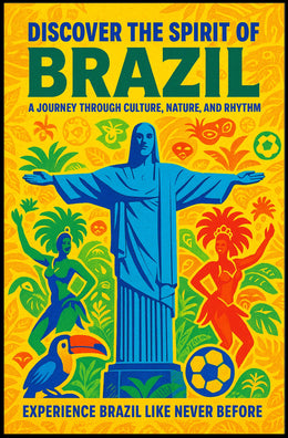 Discover the Spirit of Brazil Poster