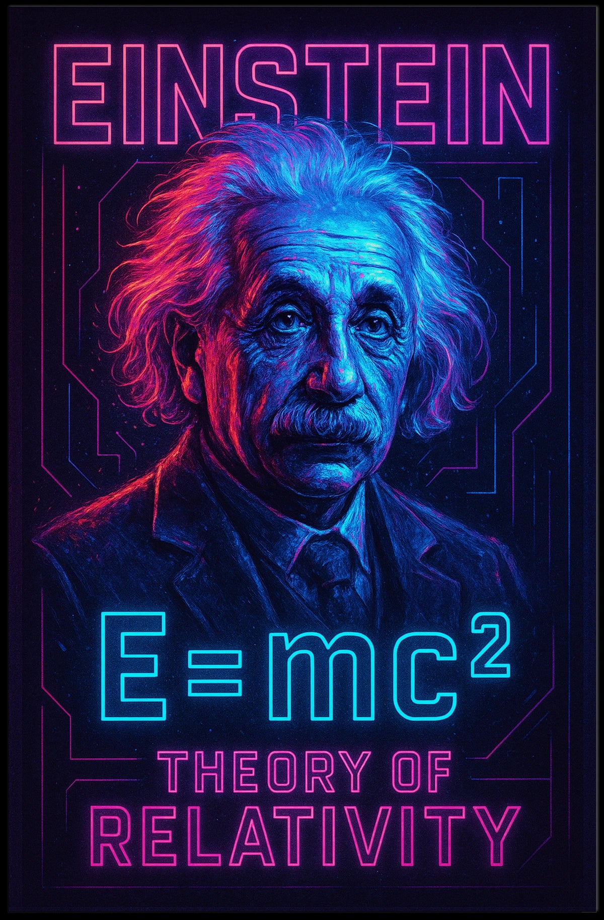 Einstein Theory Of Relativity Poster