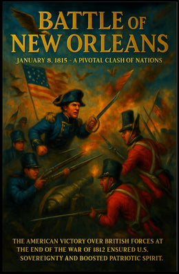 Battle Of New Orleans A Pivotal Clash Poster