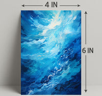 Oceanic Whirl Poster