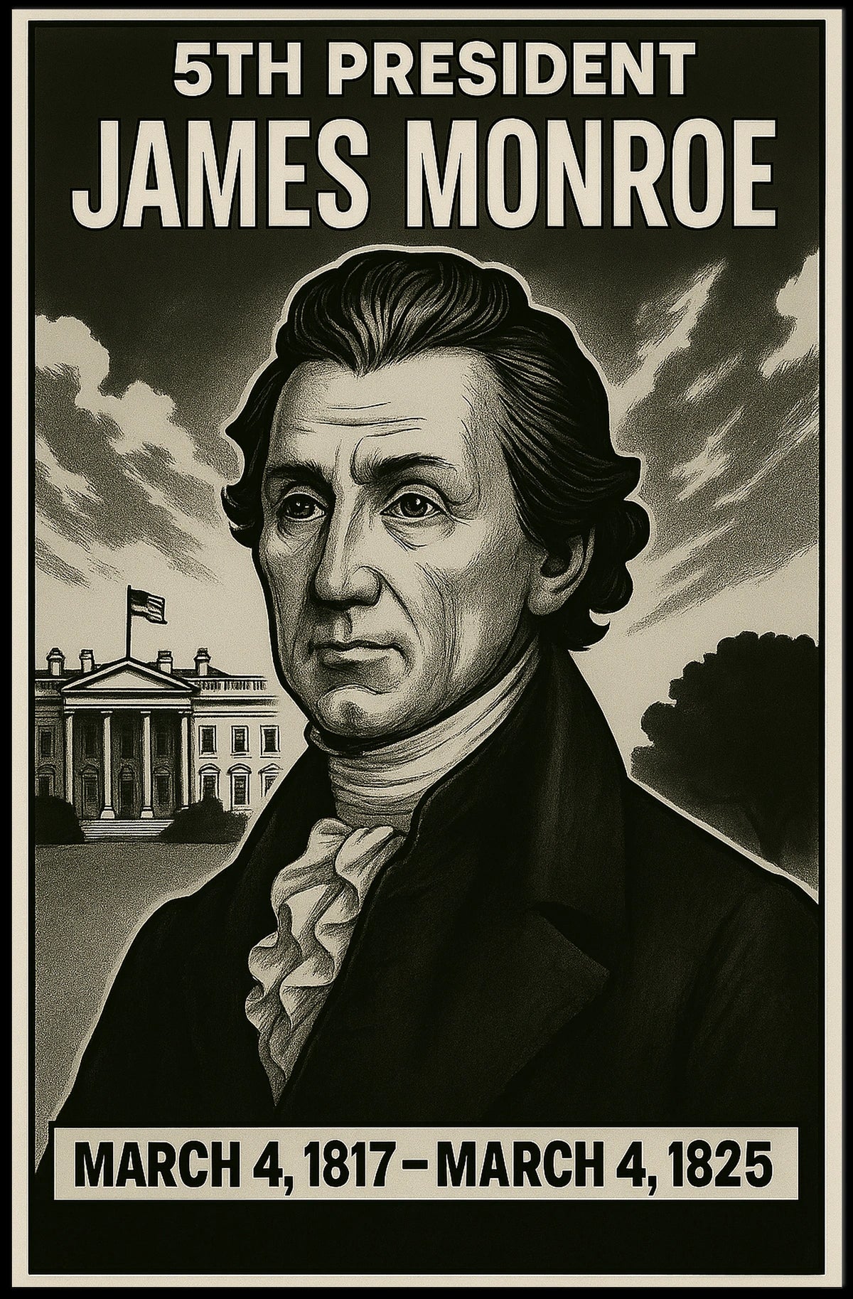 James Monroe 5Th President Poster