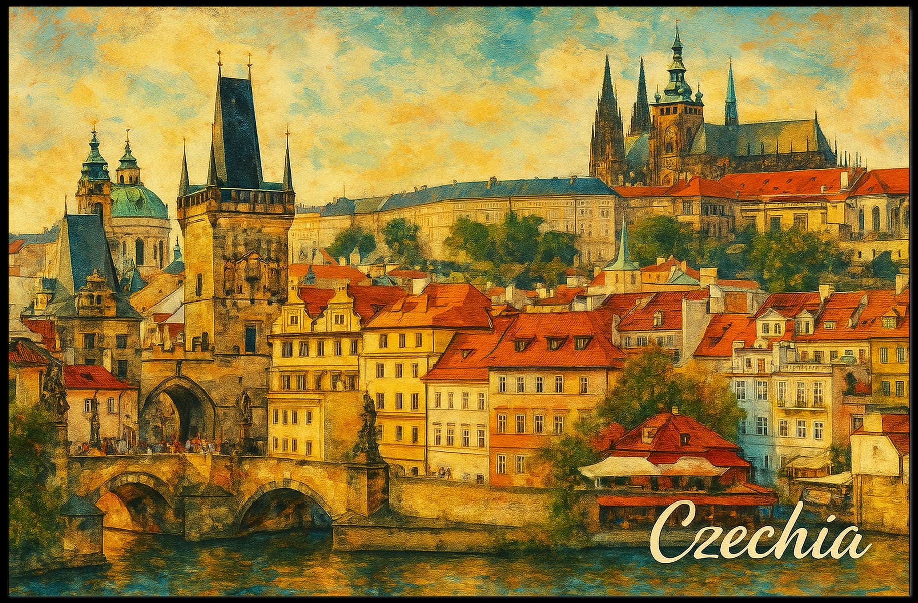 Scenic View of Czechia Poster
