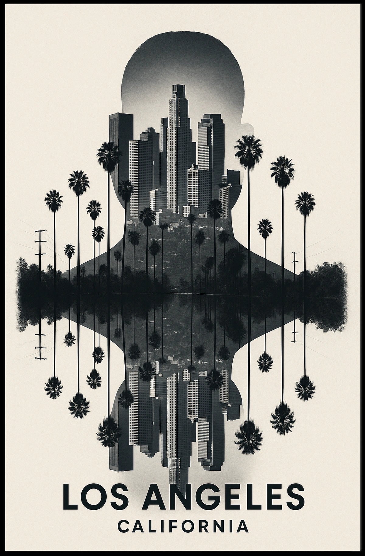 Los Angeles Reflections Poster