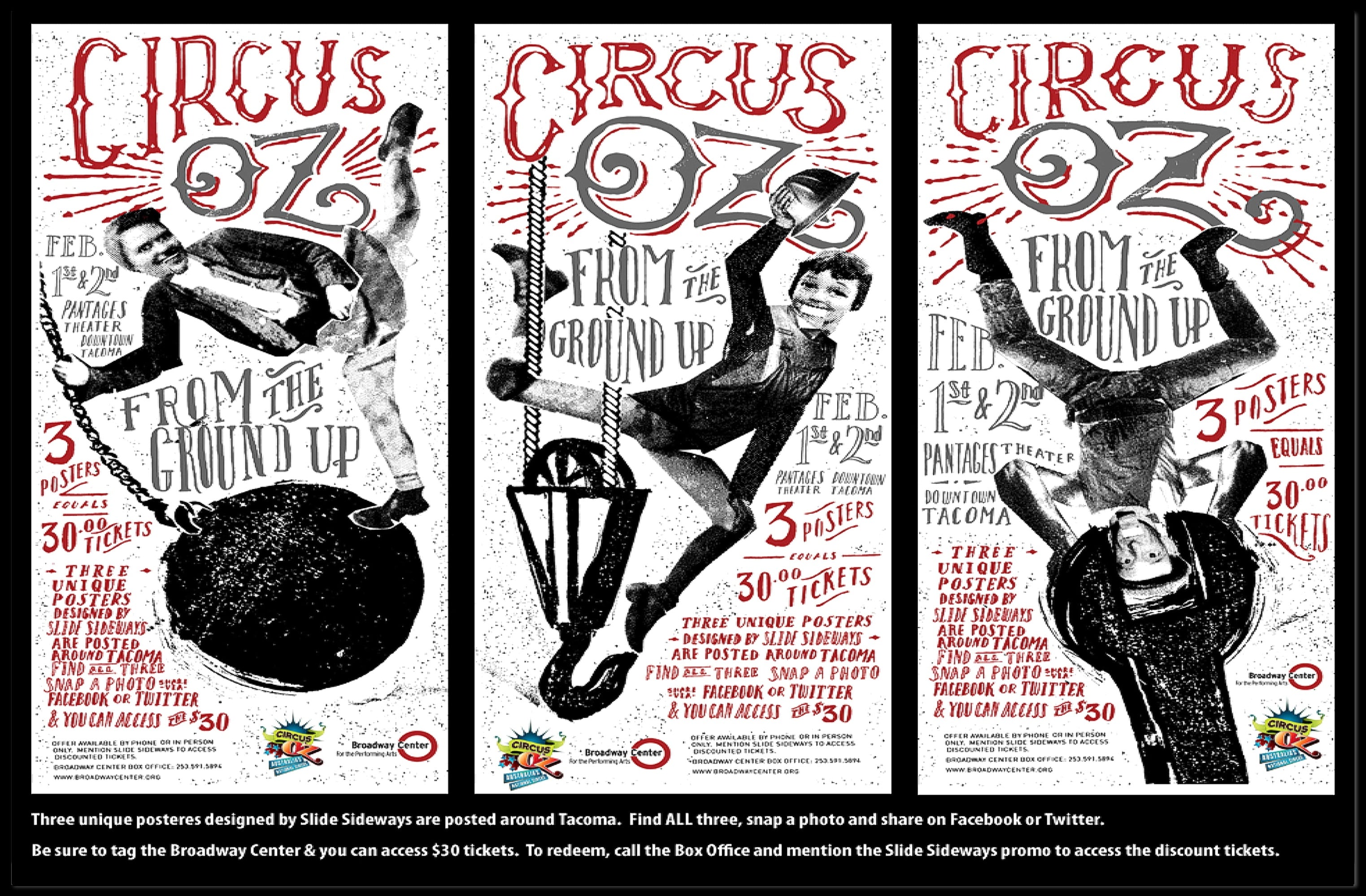 Circus Oz – From the Ground Up Poster