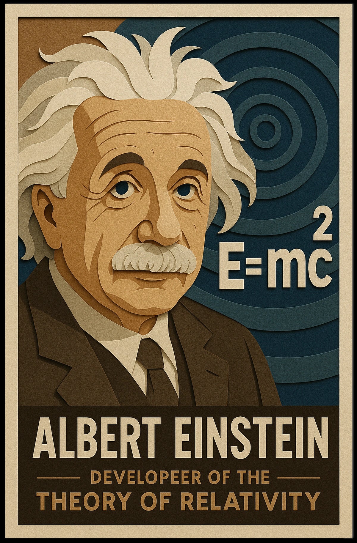 Albert Einstein Developer Of The Poster