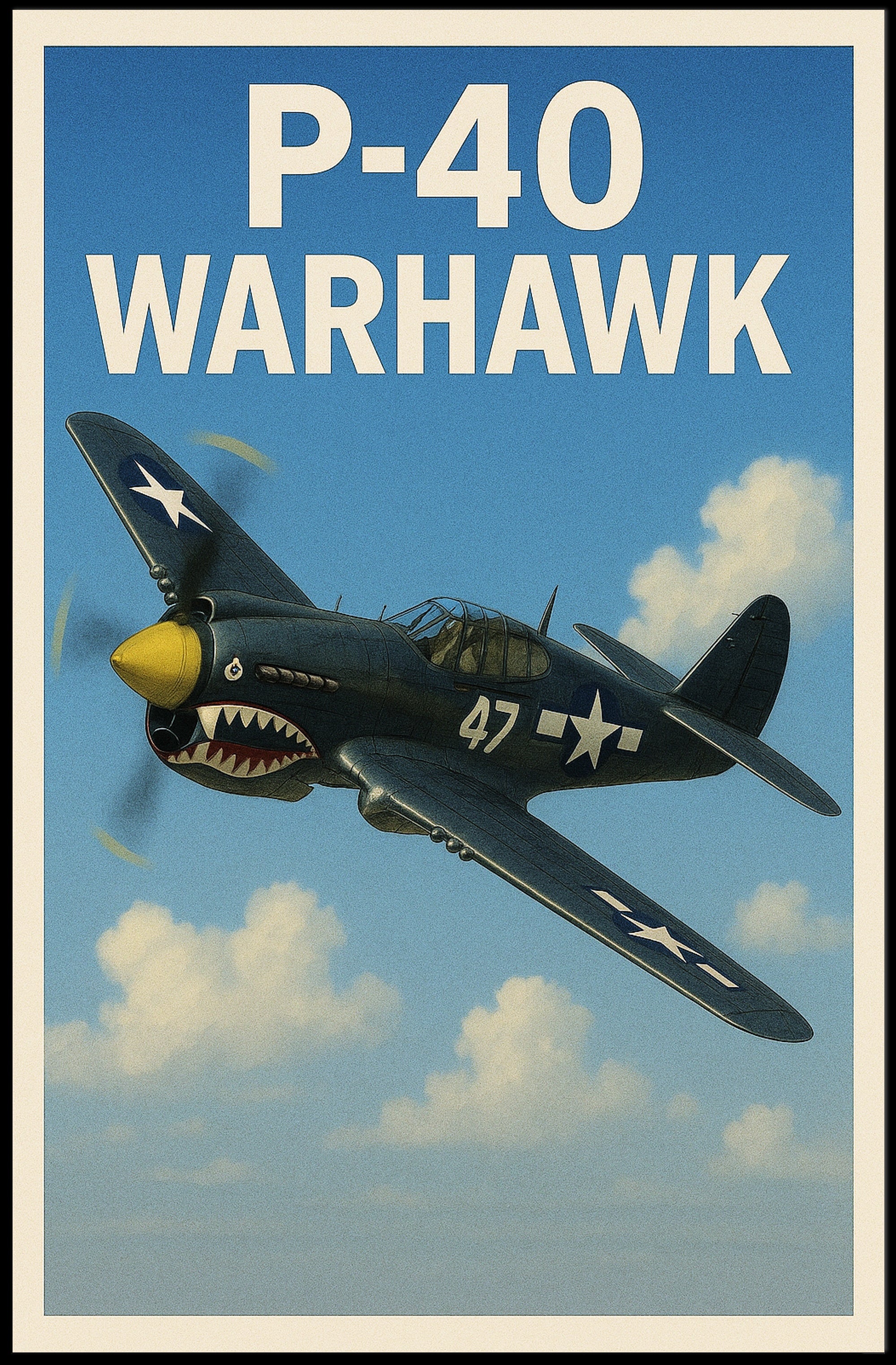 P-40 Warhawk Poster PosterGoat
