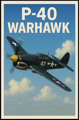 P-40 Warhawk Poster PosterGoat