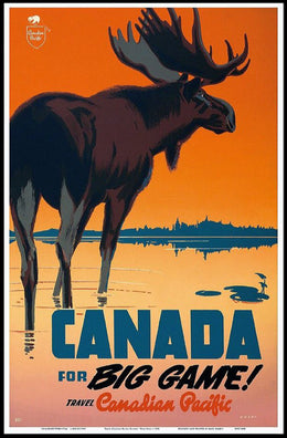 Canada Adventure Awaits: Vintage Travel Poster PosterGoat
