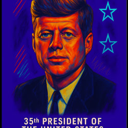 John F. Kennedy 35th President Poster