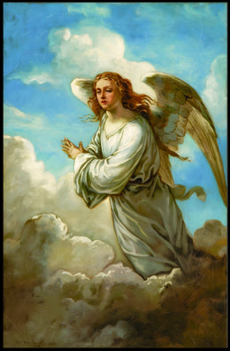 Angelic Presence in the Clouds Poster