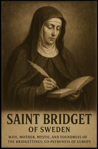 Saint Bridget Of Sweden Poster