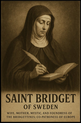 Saint Bridget Of Sweden Poster