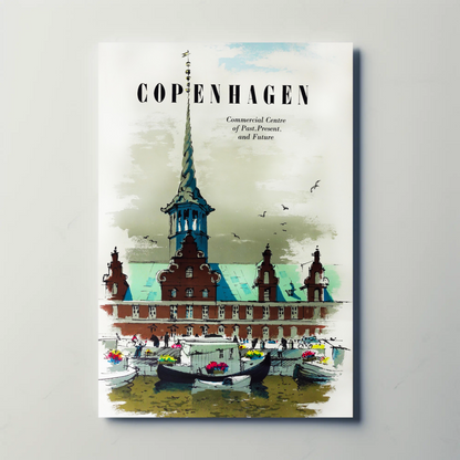 Copenhagen Travel Poster